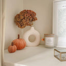 Kit 3  Vasos Nórdico Circular Decorativo de gesso minimalista