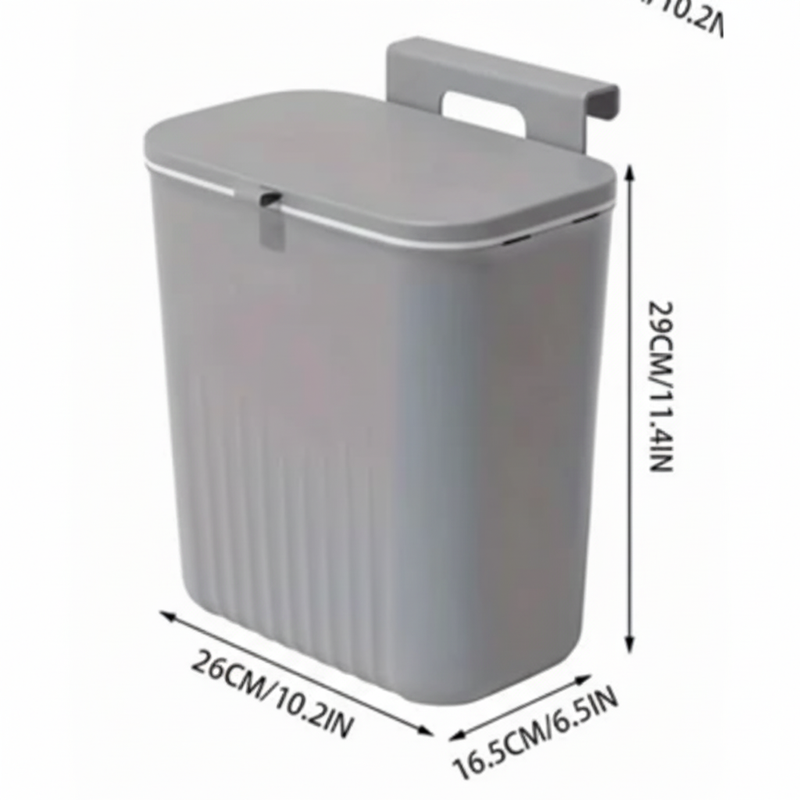 Lixeira Retrátil Multiuso com Suporte Para Saco de Lixo