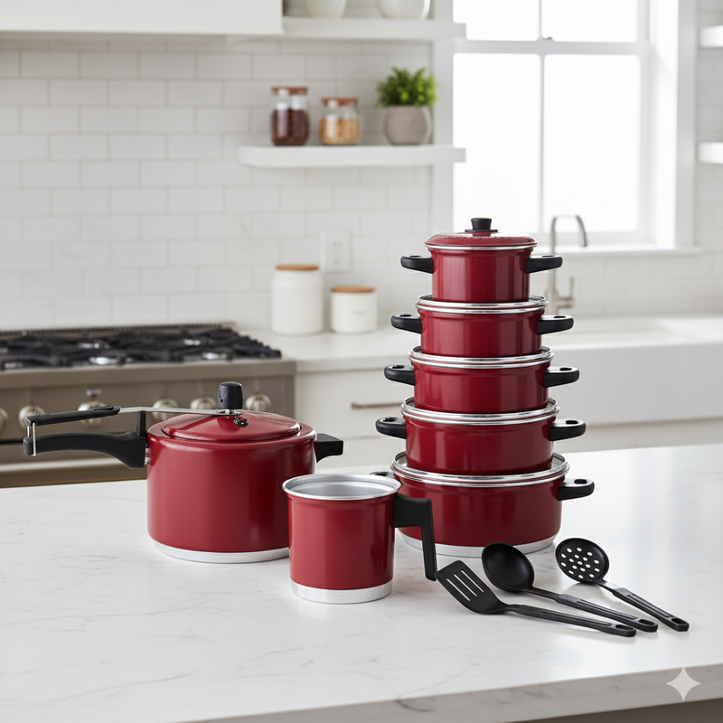 Kit Jogo De Panelas Caçarola