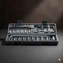 Kit de Ferramentas Soquetes 27 Peças Titanium