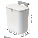 Lixeira Retrátil Multiuso com Suporte Para Saco de Lixo