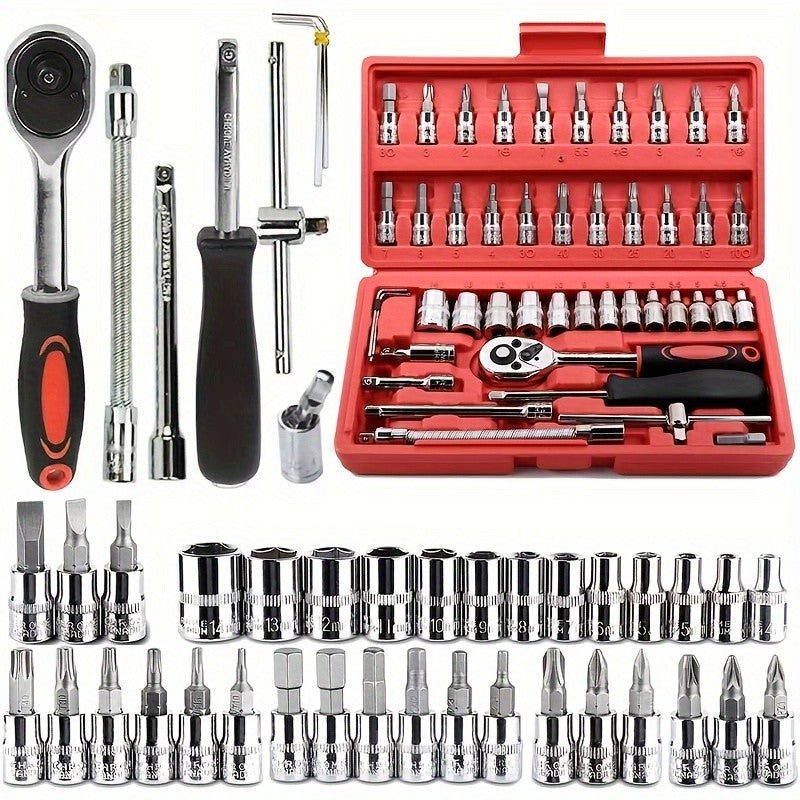Kit de Ferramentas 46 Peças Completo