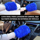 Kit de ferramentas de limpeza para o carro.
