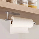 Suporte de papel toalha de aço inoxidável para cozinha.